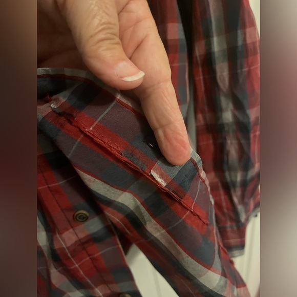 I Jeans by Buffalo. men’s XL LONG & short sleeve western button up shirt Shacket - Picture 12 of 12